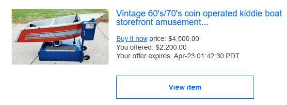 Ebay Offer